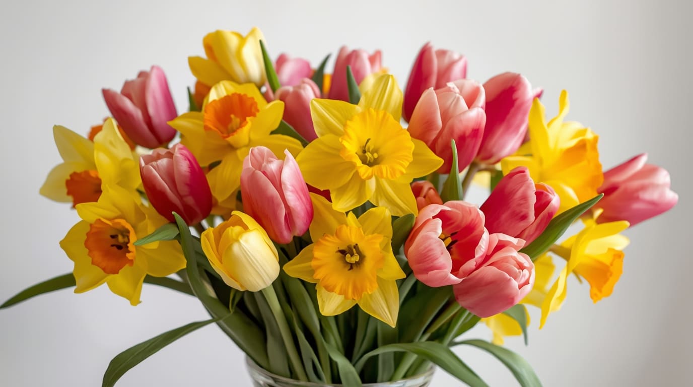 Bruiloft boeket in wit en pastel